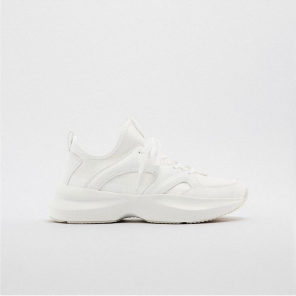 ZARA LEATHER RUNNING SHOES - Picture 10 of 10